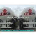 Low price 3 alxes big lpg propane tanker trailer 56000 litres à vendre